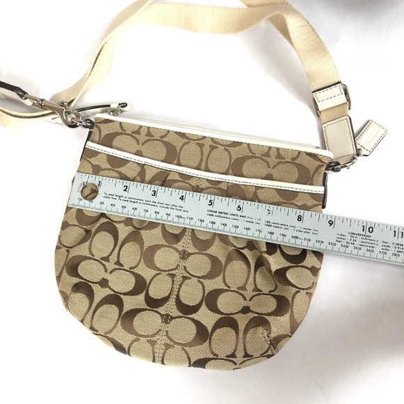 Coach Crossbody Signature Fabric Adjustable Strap - Picture 10 of 10